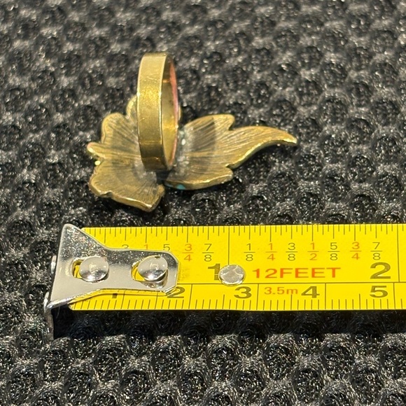 Vintage Bold Textured Maple Leaf
Cocktail Ring Unique Statement Piece Size 6 - Picture 7 of 9